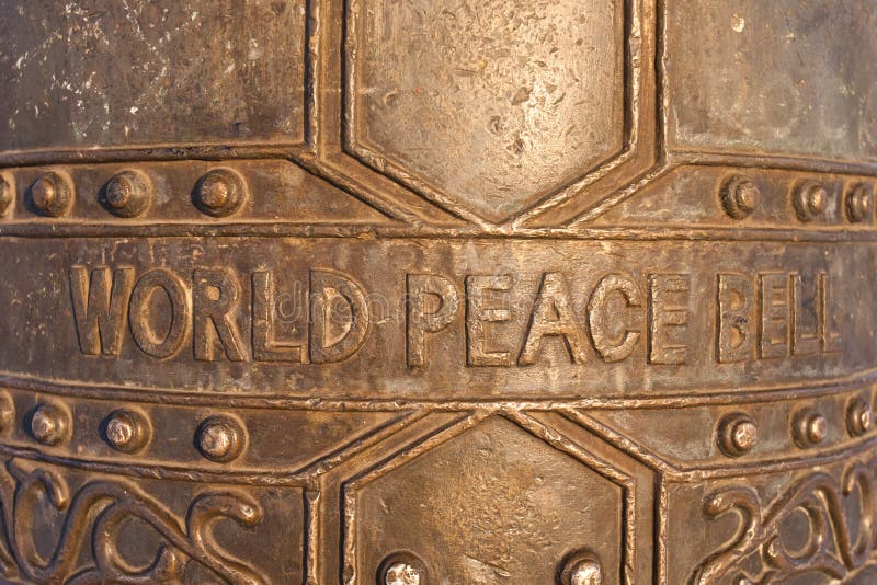 Paix Bell du monde photographie stock libre de droits Paix Bell du monde photographie stock libre de droits