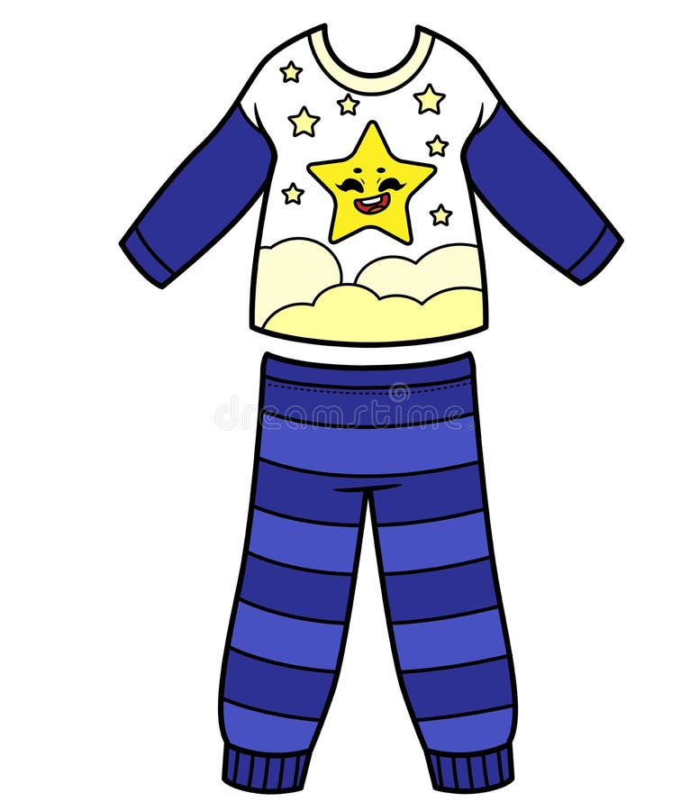 Pajamas Coloring Stock Illustrations – 1,191 Pajamas Coloring Stock ...