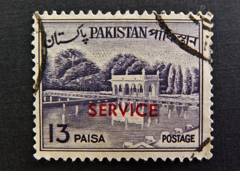 Pakistan postal stamp editorial image. Image of printed 4424535
