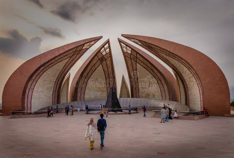 Pakistan zabytek w Islamabad w Kwietniu fotografia royalty free Pakistan zabytek w Islamabad w Kwietniu fotografia royalty free