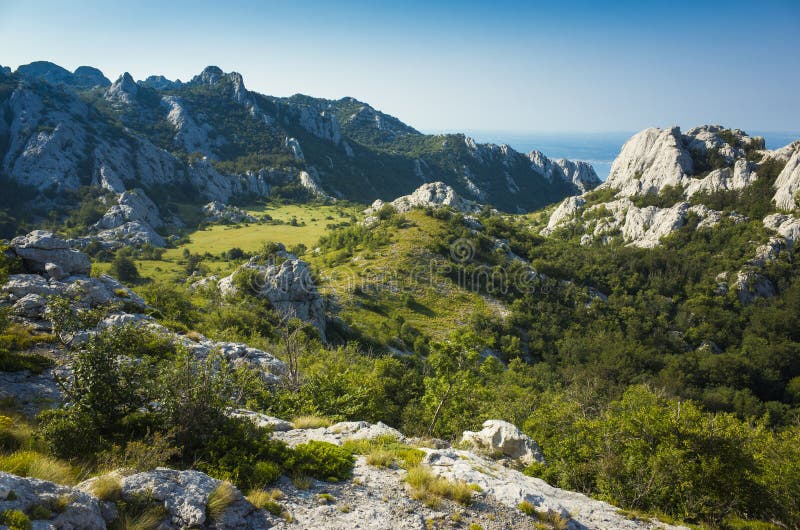 Paklenica Velebit Chorwacja zdjęcia stock