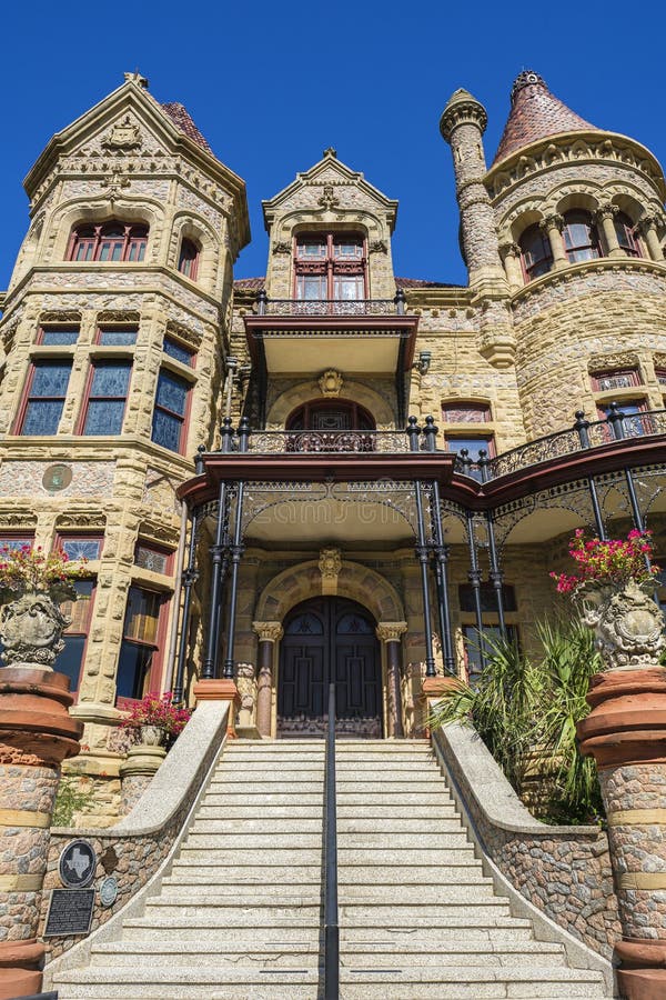 O Palácio Do Bispo, Em Galveston, Texas Imagem de Stock Editorial