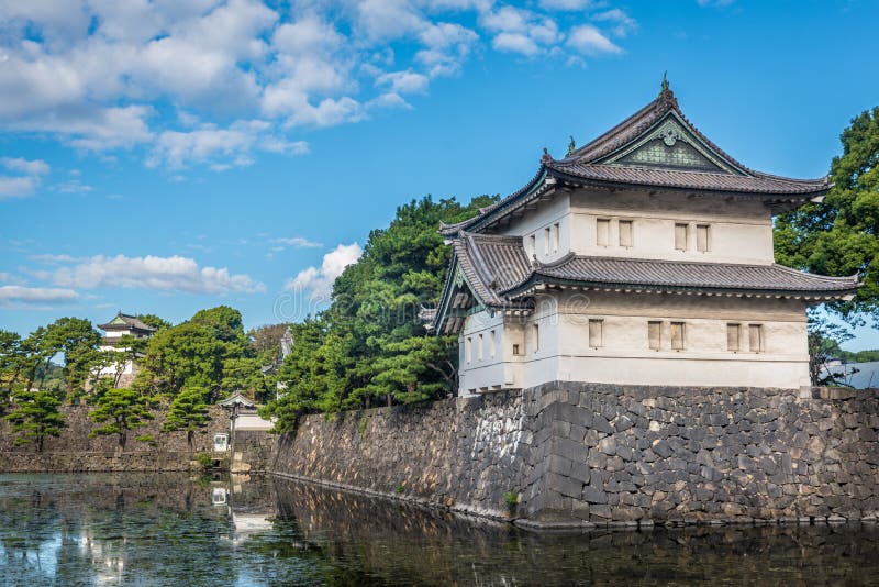 Palacio Imperial Em Tokyo Japao Imagem De Stock Imagem De History Arquitetura