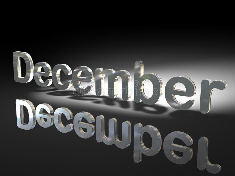 Palabra inglesa diciembre