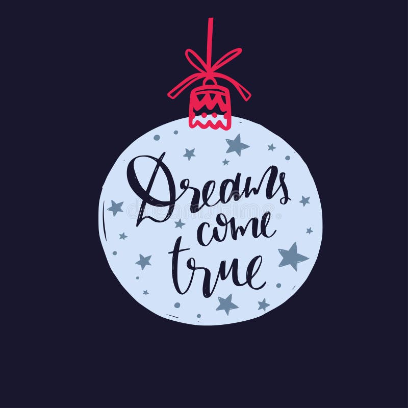 Palabras de la Feliz Navidad y del Año Nuevo en la decoración 13 del árbol de navidad stock de ilustración Palabras de la Feliz Navidad y del Año Nuevo en la decoración 13 del árbol de navidad stock de ilustración
