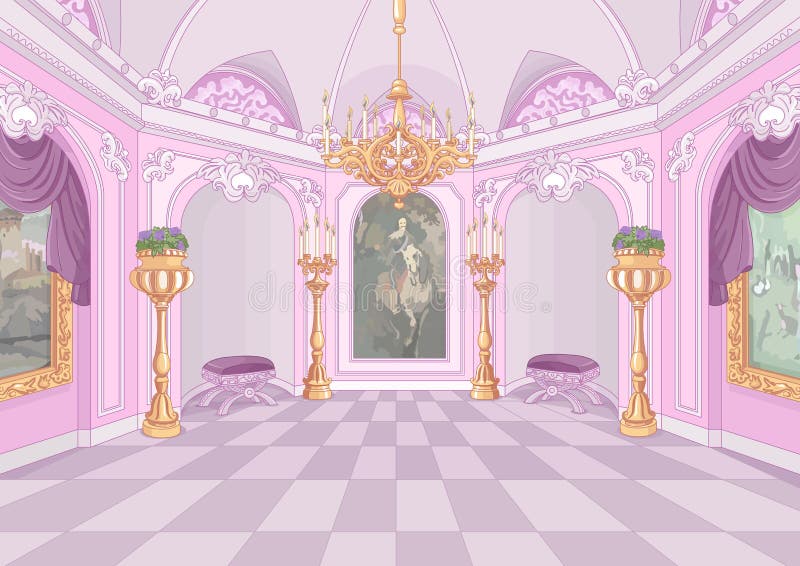 Palace Hall royalty free illustration