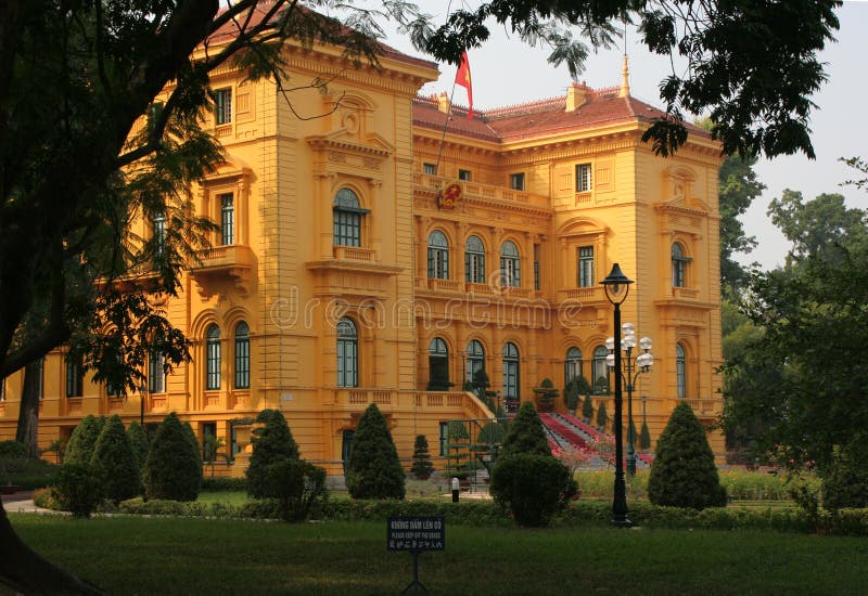 Palace Hanoï du Président photographie stock Palace Hanoï du Président photographie stock