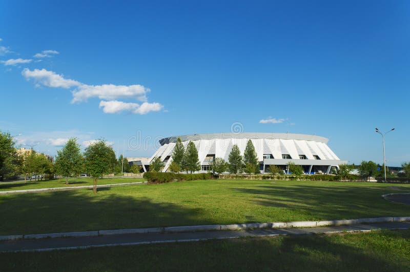 Palace of ice sports in Russia.