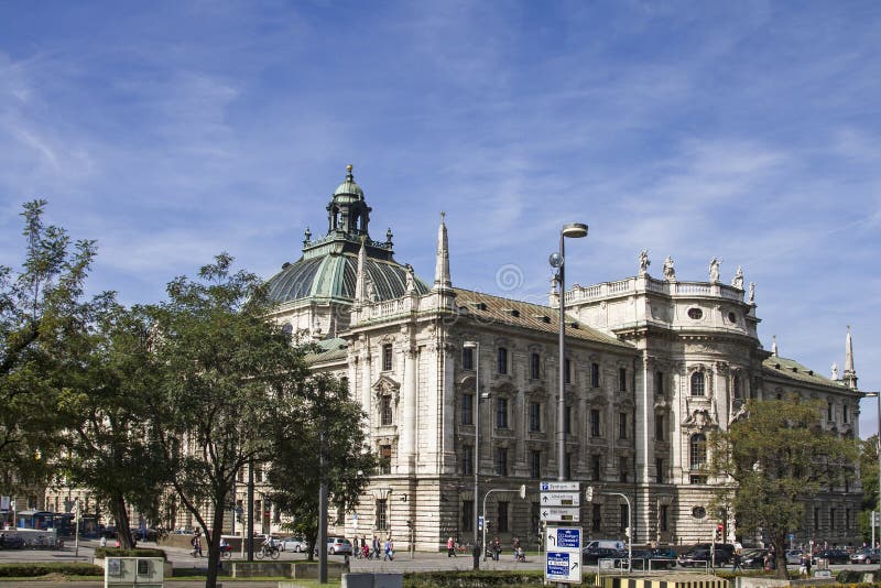 Palace of Justice in Munich Editorial Photography Image of upper