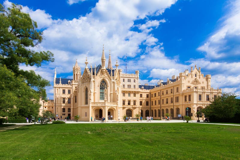 The palace Lednice-Valtice, Czech Republic. UNESCO