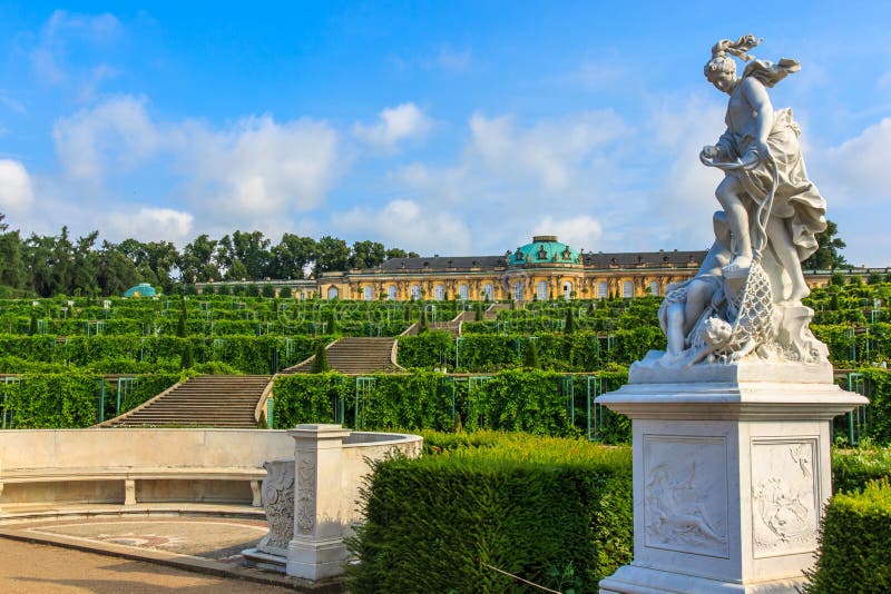 The palace and park ensemble of Sanssouci, Potsdam, Germany