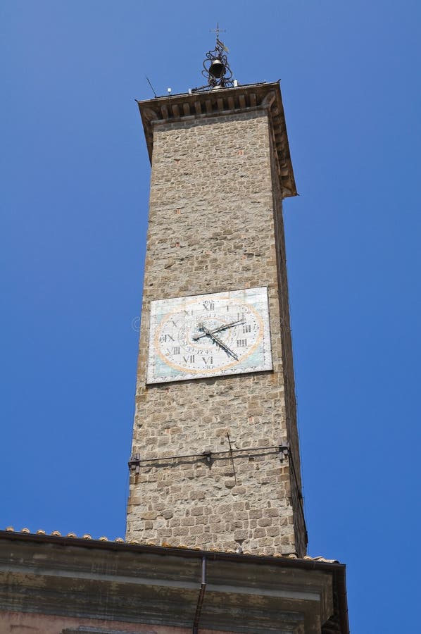 Palace of the Podesta. Viterbo. Lazio. Italy. Close up of the Palace of the Podesta. Viterbo. Lazio. Italy stock photography Palace of the Podesta. Viterbo. Lazio. Italy. Close up of the Palace of the Podesta. Viterbo. Lazio. Italy stock photography