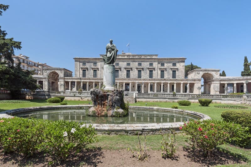 The Palace Of St Michael And St George In Corfu City Corfu