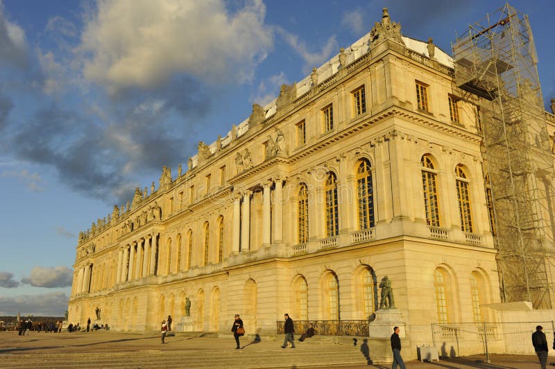 Palace of Versailles stock photos