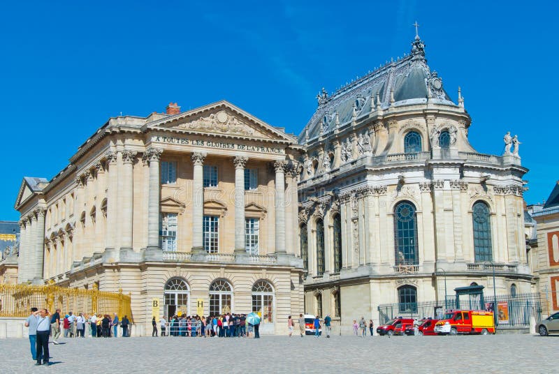 Palace of Versailles stock photo