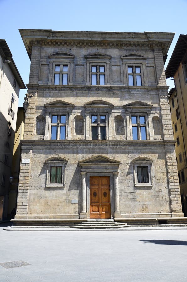 Palacio De Bartolini Salimbeni En Florencia Toscana Italia Ventana
