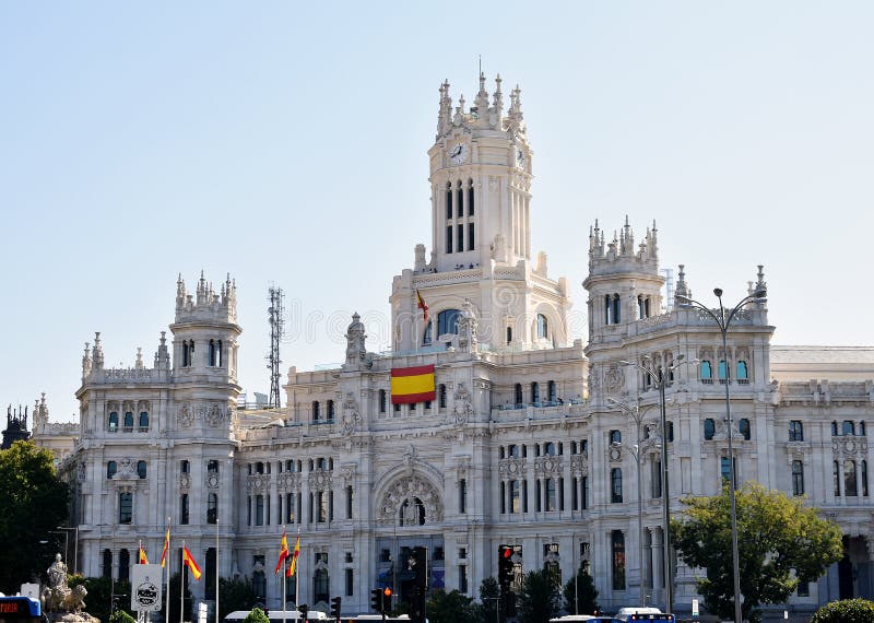 Palacio De Cibeles In Madrid Spain Editorial Photo Image