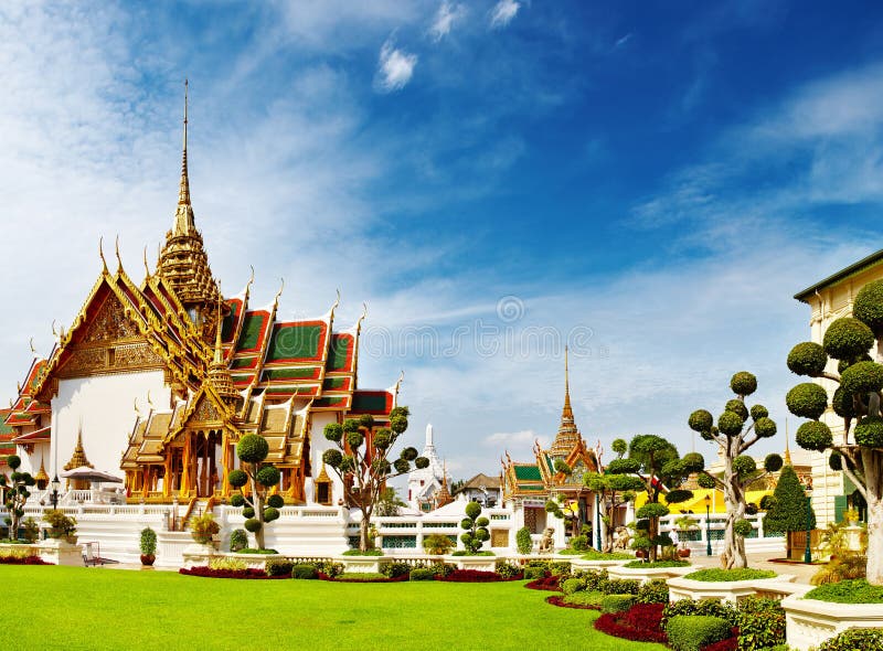 Palacio magnífico Bangkok Tailandia