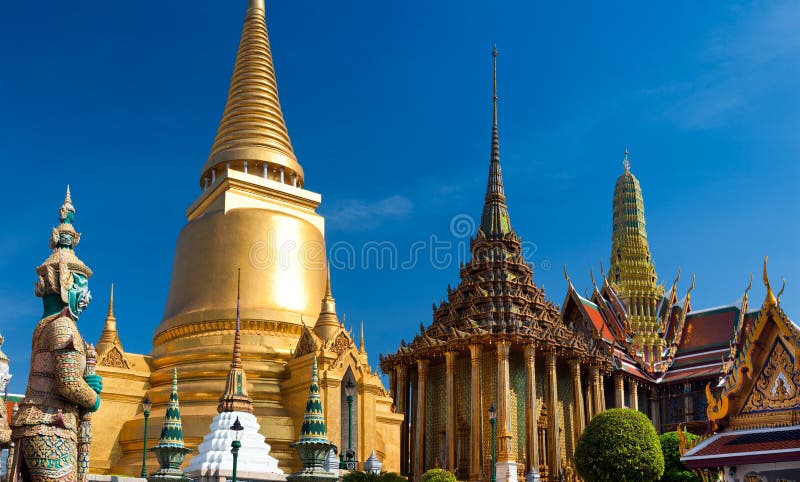 Palacio magnífico en Bangkok