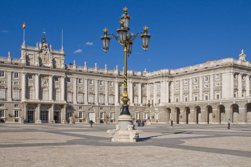 Palacio real in Madrid