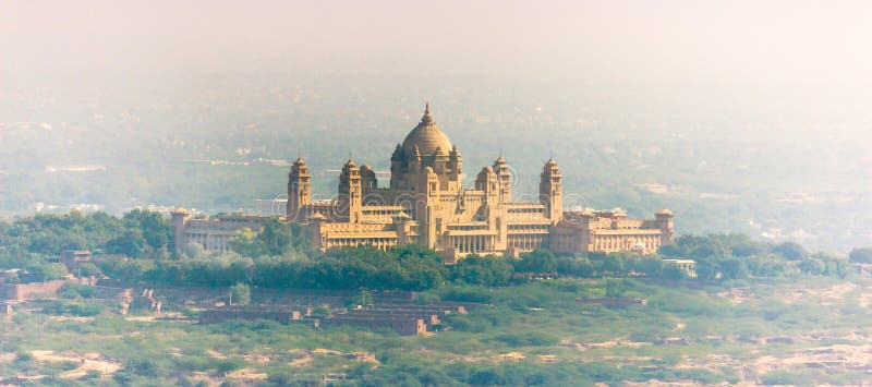 Palais d'Umaid Bhawan, Inde photographie stock libre de droits Palais d'Umaid Bhawan, Inde photographie stock libre de droits
