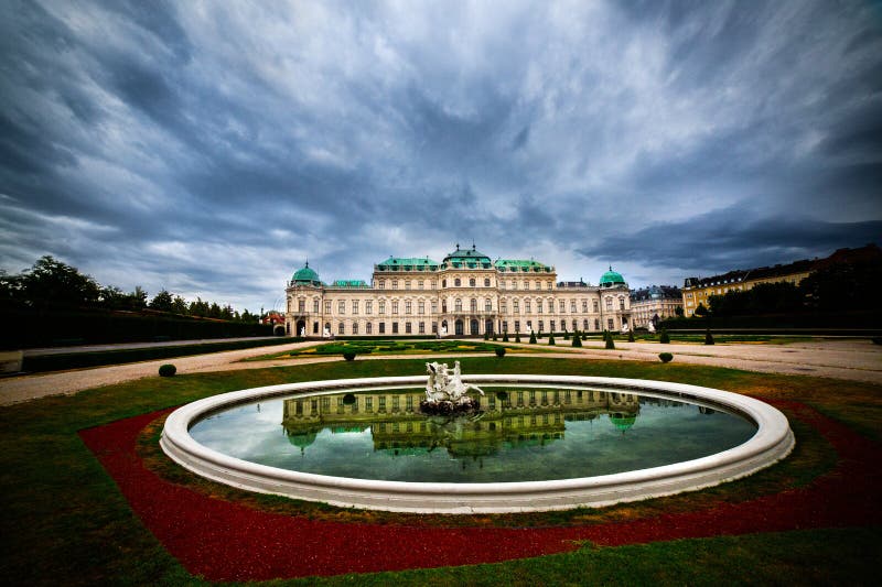 Palais de belvédère - Vienne photos stock Palais de belvédère - Vienne photos stock