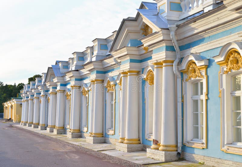 Palais de Catherine dans Tsarskoe Selo photographie stock Palais de Catherine dans Tsarskoe Selo photographie stock