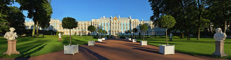 Palais de Catherine à Pushkin images stock Palais de Catherine à Pushkin images stock