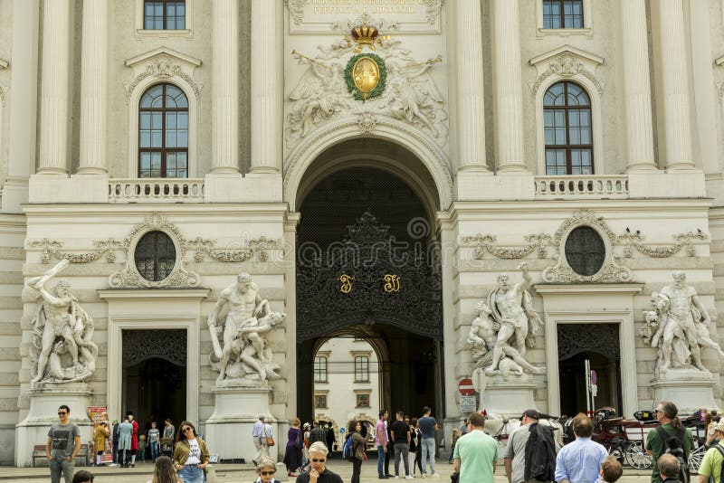 Palais de Hofburg à Vienne, Autriche images libres de droits Palais de Hofburg à Vienne, Autriche images libres de droits