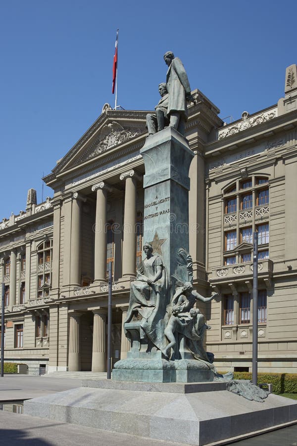 Palais De Justice, Santiago, Chili Photo stock Image du chilien