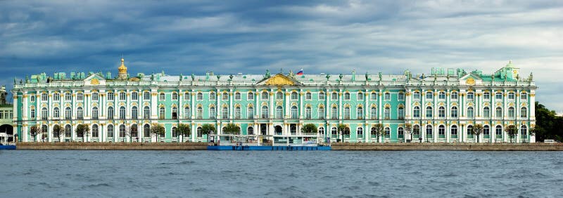 View of Hermitage museum. St. Petersburg, Russia. View of Hermitage museum. St. Petersburg, Russia