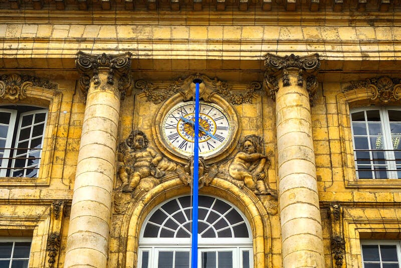 Palais de la Bourse, Bordeaux, Frankreich lizenzfreies stockbild Palais de la Bourse, Bordeaux, Frankreich lizenzfreies stockbild