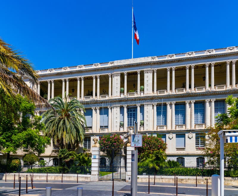 Palais De La Prefecture Palace and City Hall Aside Justice Palace in ...