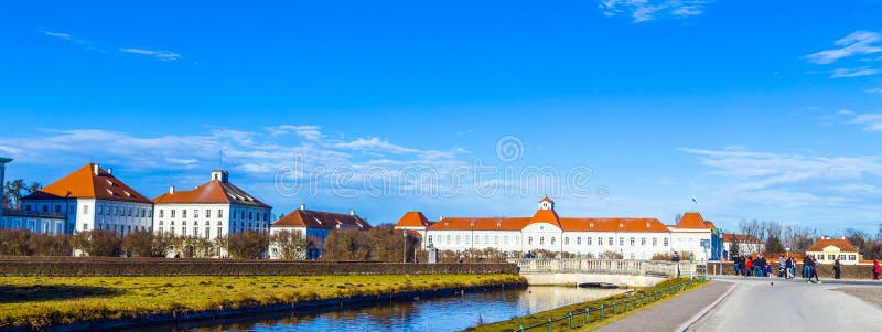 Palais de Nymphenburg, la résidence d'été des rois bavarois photo stock Palais de Nymphenburg, la résidence d'été des rois bavarois photo stock