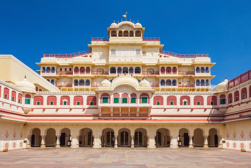 Palais de ville à Jaipur images stock Palais de ville à Jaipur images stock