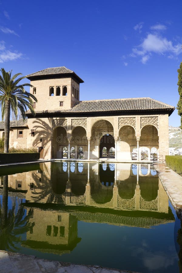 Palais de zone de Partal. Alhambra images stock Palais de zone de Partal. Alhambra images stock