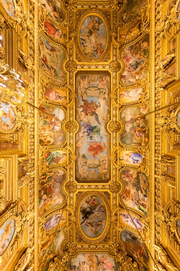 Palais Garnier del tetto, opera Parigi Francia immagini stock Palais Garnier del tetto, opera Parigi Francia immagini stock