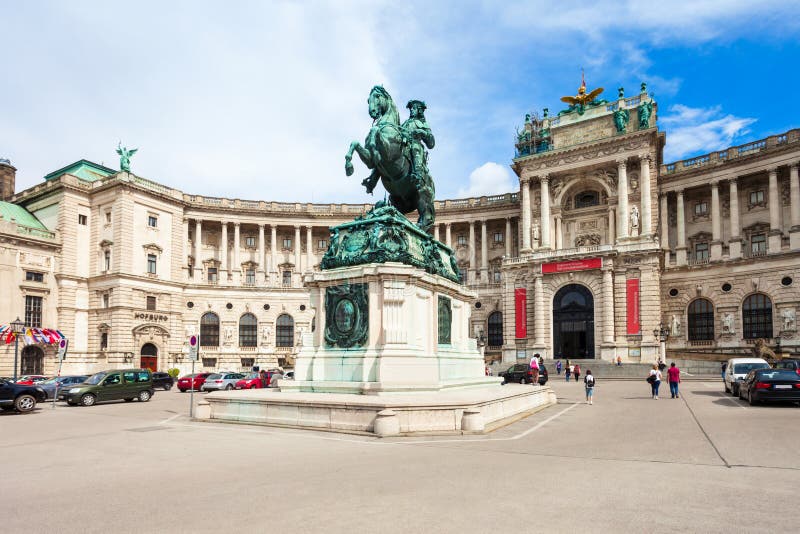 Palais impérial de Hofburg, Vienne image stock Palais impérial de Hofburg, Vienne image stock