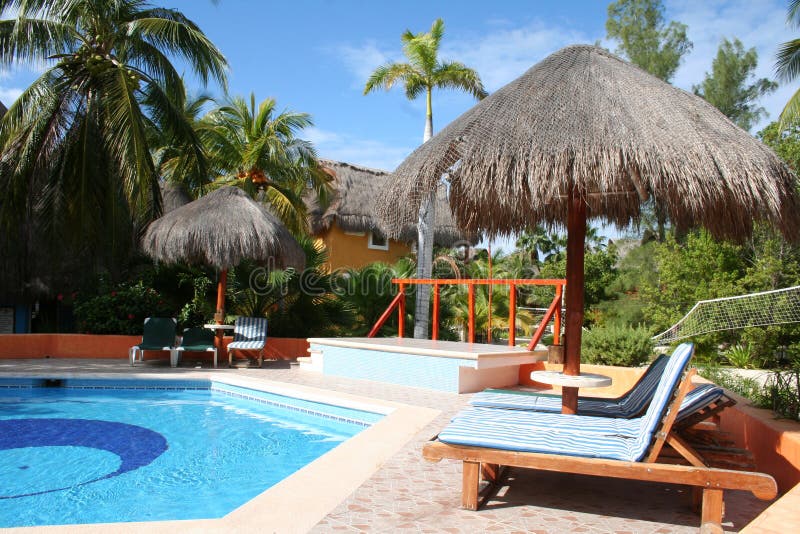 Palapas pool in Tulum - Mexico