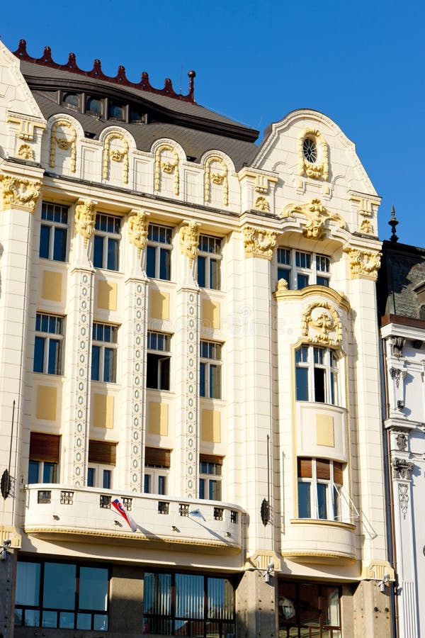 Palast der ungarischen Wechselbank, des Hauptplatzes u. des x28; Hlavne-Namen