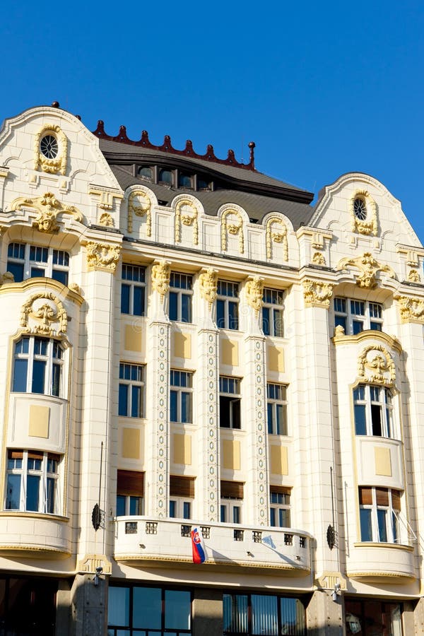 Palast der ungarischen Wechselbank, des Hauptplatzes u. des x28; Hlavne-Namen