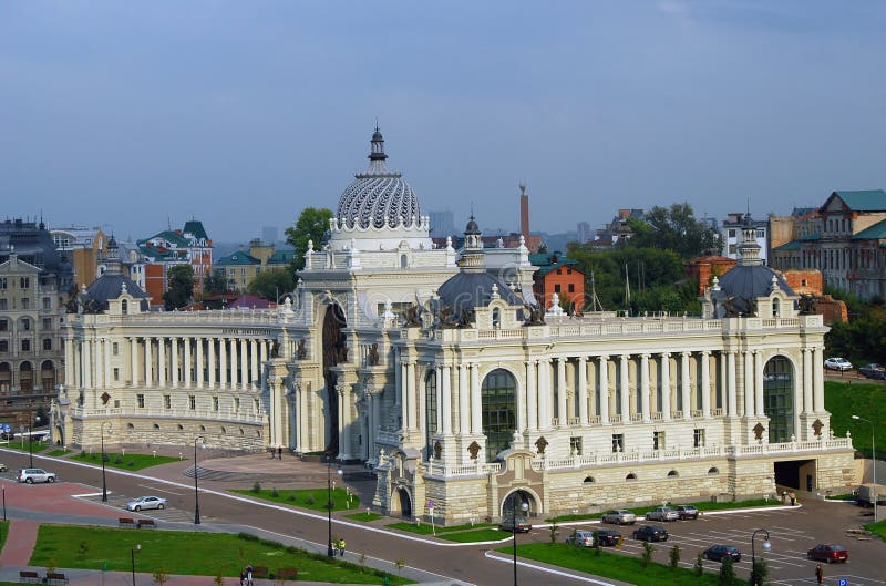 Palazzo agricolo/palazzo degli agricoltori nella città di Kazan fotografia stock libera da diritti Palazzo agricolo/palazzo degli agricoltori nella città di Kazan fotografia stock libera da diritti