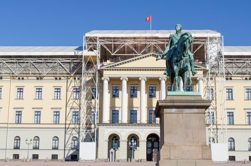 Palazzo reale Oslo fotografie stock Palazzo reale Oslo fotografie stock
