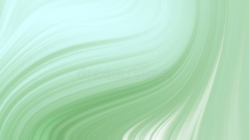 Pale green curved lines form a serene abstract design vector illustration