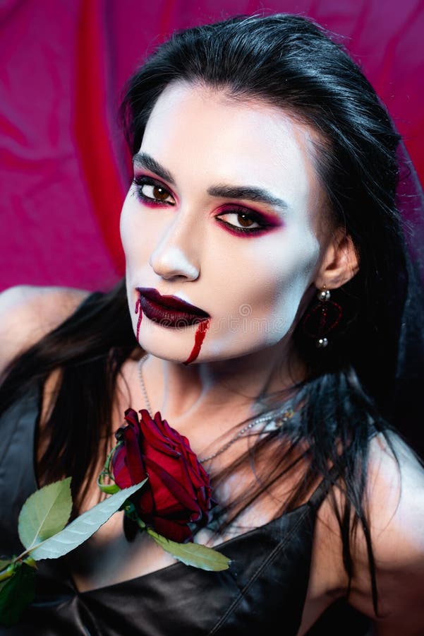 Man with Blood on His Face. Stock Image - Image of fear, dangerous ...