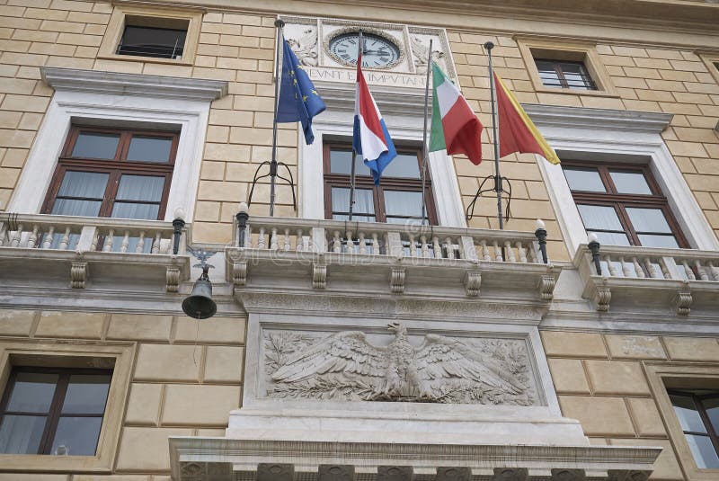 View of Palazzo delle Aquile royalty free stock image View of Palazzo delle Aquile royalty free stock image