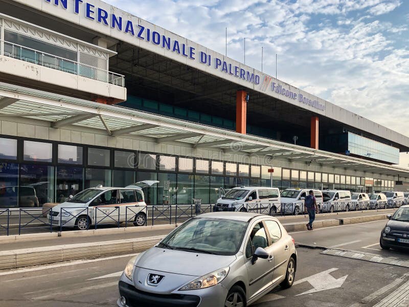 Exterior of Palermo Falcone Borsellino Airport Departures Terminal ...