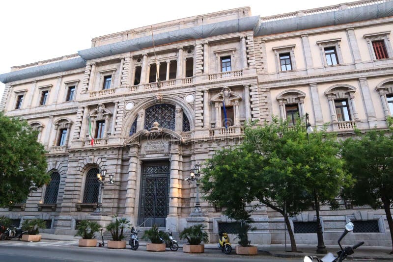 Palermo, Sicily Italy:  Bank of Italy in downtown of Palermo. Palermo, Sicily Italy:  Bank of Italy in downtown of Palermo.