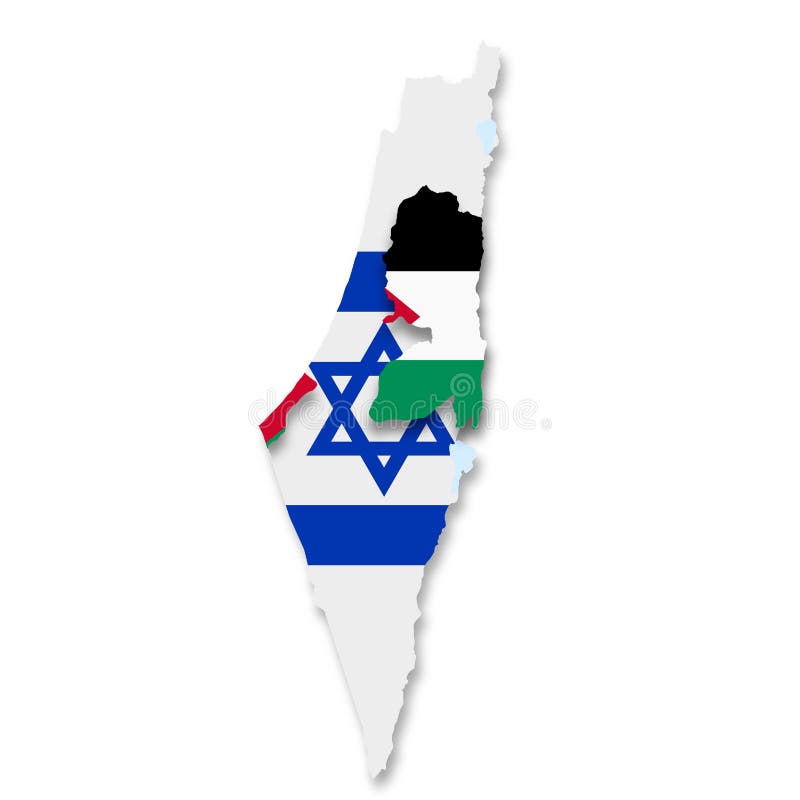 Palestine and Israel Flags. Flag Palestine and Flag Israel, Conflict