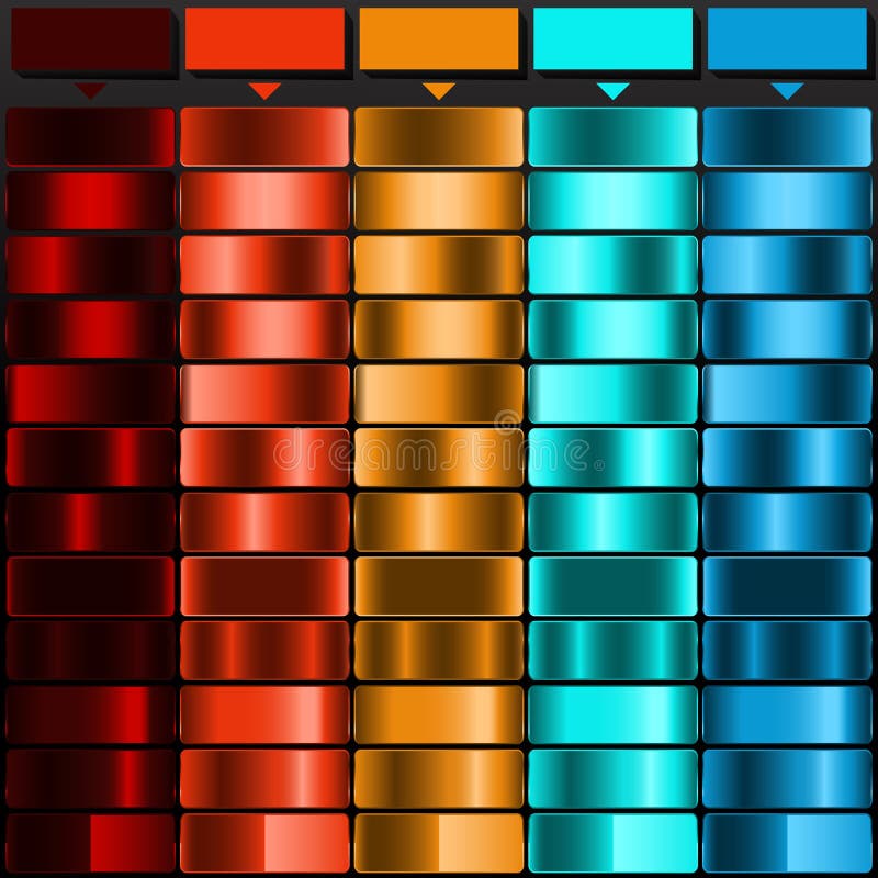 Paleta de colores degradados libre illustration